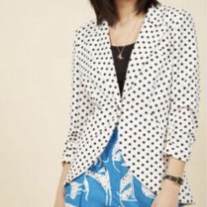 VGUC Modcloth Polka Dot Blazer, XL